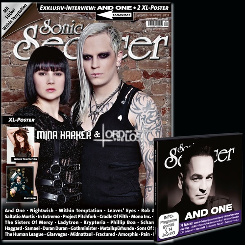 Sonic Seducer 04/11 + Within Temptation Xl-poster Und Sticker + Blutengel Xl-...