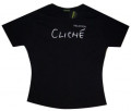 Melotron - "Cliché" Girlie Shirt black (size M/L)