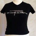 "Wir machen den Weg frei" Girlie-Shirt, size S