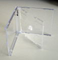 2CD Case incl. Tray (thin + transparent)