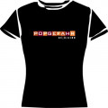 DE/VISION - Girlie Shirt "POPGEFAHR rot/orange", Größe L