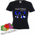 toxic N blue - Girlie Shirt "Charm Noir", schwarz, Größe L