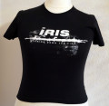 Iris - Girlie-Shirt "Staring Down The Fire", black, size M