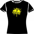 "Elektro Sounds" Logo Girlie-Shirt, Größe L
