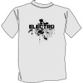"Electro" T-Shirt, weiß, Größe XXL