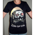 Icon of Coil - Girlie Shirt "Robot", black, size L